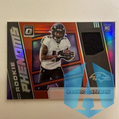 2021 Donruss Optic Rookie Phenoms Jersey Rashod Bateman #RPH-10 RAVENS